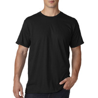Adult Ring-Spun Jersey Tee - BLAcK - S(D0102H7M5X6)