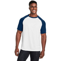 Unisex Zone colorblock Raglan T-Shirt - ATH HT SP DK NV - XS(D0102H7ZZ08)