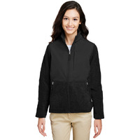 Ladies Journey Summit Hybrid Full-Zip - BLAcK BLAcK - XS(D0102H789YJ)