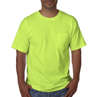 Adult Short-Sleeve T-Shirt with Pocket - BLAcK - S(D0102H7MRU6)