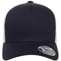 Flexfit 110 Adult Adjustable Mesh cap - BLAcK WHITE - OS(D0102H78B2T)