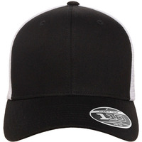 Flexfit 110 Adult Adjustable Mesh cap - BLAcK WHITE - OS(D0102H78BgP)