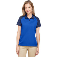 Ladies command Snag-Protection colorblock Polo - SP DK NV SP gRP - XS(D0102H78IMT)