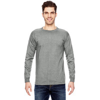Adult 61 oz 100% cotton Long Sleeve T-Shirt - ASH - S(D0102H7DFUT)