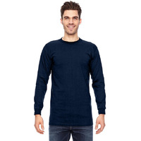 Adult 61 oz 100% cotton Long Sleeve T-Shirt - ASH - S(D0102H7D3HP)