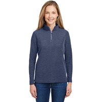 Ladies Fusion chromaSoftPique Quarter-Zip - BLAcK - XS(D0102H7ZcD2)