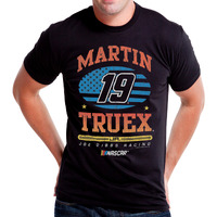 NASCAR Mens Classic Crew Tee - Martin Truex Jr - 7 Black by DelSol for Men - 1 Pc T-Shirt (XL)