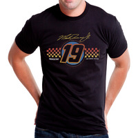NASCAR Mens Classic Crew Tee - Martin Truex Jr - 1 Black by DelSol for Men - 1 Pc T-Shirt (2XL)