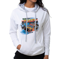 NASCAR Hooded Sweatshirt - Martin Truex Jr - 2 White by DelSol for Women - 1 Pc T-Shirt (M)