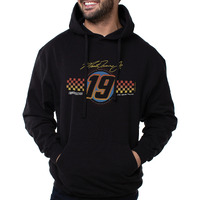 NASCAR Hooded Sweatshirt - Martin Truex Jr - 1 Black by DelSol for Men - 1 Pc T-Shirt (XL)