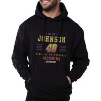 NASCAR Hooded Sweatshirt - Jimmie Johnson - 2 Black by DelSol for Men - 1 Pc T-Shirt (2XL)