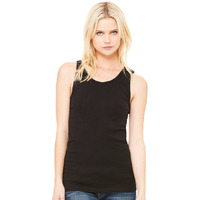 Ladies Baby Rib Tank - BLAcK - S(D0102H78M4T)