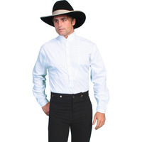 PINSTRIPE YARN DYE W/HIGH COLLAR