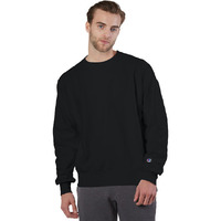 Adult Reverse Weave crew - WHITE - S(D0102H7DVgX)