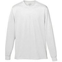 Adult Wicking Long-Sleeve T-Shirt - WHITE - L(D0102H7Y9I8)