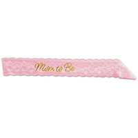 Mom To Be Lace Sash