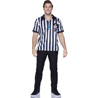2Pc. Men's Referee Shirts W/ Whistle