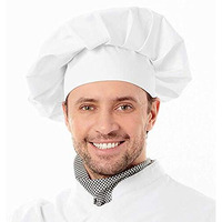Deluxe Chef hat: White, one Sz