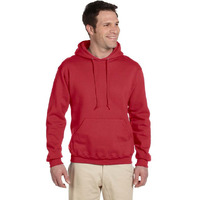 Adult Super Sweats NuBlend Fleece Pullover Hooded Sweatshirt - TRUE RED - S(D0102HI3U87)