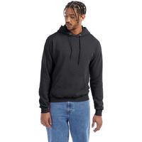 Adult Powerblend Pullover Hooded Sweatshirt - ROYAL BLUE HTHR - S(D0102HI3cZA)