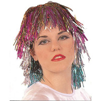 TINSEL WIG-RAINBOW COLOR