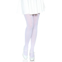NYLON TIGHTS O/S WHITE O/S WHI