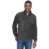 Adult 8 oz Quarter-Zip Fleece Pullover - BLAcK - S(D0102H7YH8X)