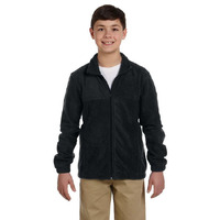 Youth 8 oz Full-Zip Fleece - SAFETY YELLOW - S(D0102H76TDJ)