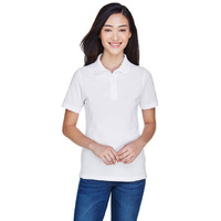 Ladies 56 oz Easy BlendPolo - WHITE - XS(D0102H763EX)