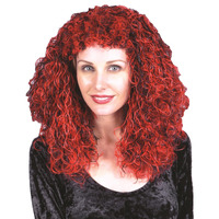 Fancy Curry Wig:Red/Blk One Ss