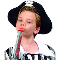 Child Pirate Hat-black Felt 20