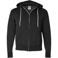 Independent Trading Co. Unisex Sherpa-Lined Hooded Sweatshirt - Black, XL