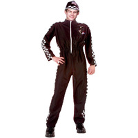 Men's Car Racer Outfit Black X