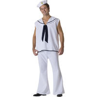 White Sailor Man outfit Mediu