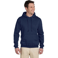 Adult Super Sweats NuBlend Fleece Pullover Hooded Sweatshirt - TRUE RED - S(D0102HI3U4U)
