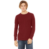 Unisex Jersey Long-Sleeve T-Shirt - RED - S(D0102H78ND2)