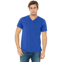 Unisex Jersey Short-Sleeve V-Neck T-Shirt - TRUE ROYAL - XS(D0102H78H82)