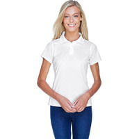 Ladies 4 oz Polytech Polo - WHITE - S(D0102H76N1X)