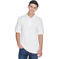 Mens 56 oz Easy BlendPolo - WHITE - XS(D0102H768VT)