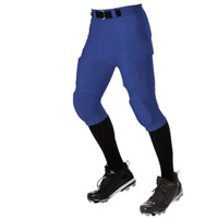 Alleson Athletic Youth No Fly Football Pants With Slotted Waist - Royal, XS