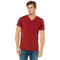 Unisex Jersey Short-Sleeve V-Neck T-Shirt - TRUE ROYAL - XS(D0102H7Wcc8)