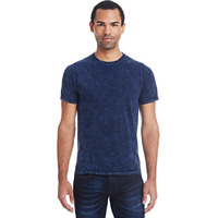 Adult 54 oz 100% cotton Vintage Wash T-Shirt - MINERAL BLAcK - S(D0102H78MJT)