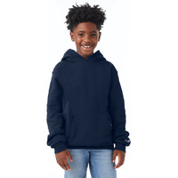 Youth Powerblend Pullover Hooded Sweatshirt - BLAcK - S(D0102HI3F9g)