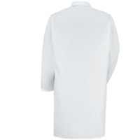 Red Kap Lab Coat with Gripper - White, S