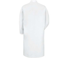 Red Kap Butcher Coat with Exterior Chest Pocket - White, L