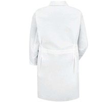 Red Kap Women's Staff Coat - White, M