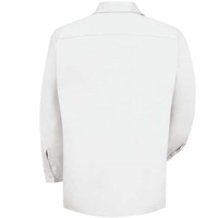 Red Kap Long Sleeve Uniform Shirt Long Size - White, XL