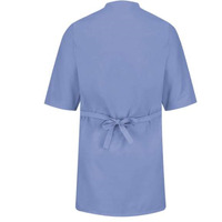 Red Kap Collarless Butcher Wrap - Light Blue, S