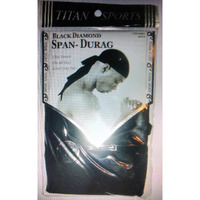 Titan Black Diamond Span-Durag Black, 1pk