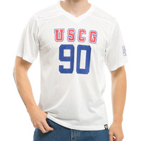 Practice Jersey, Coast Guard, White, 2XL